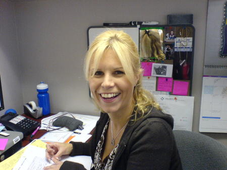 Me in my office. The teeth are still huge!