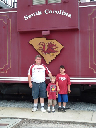 My three men at SC GameCocks game