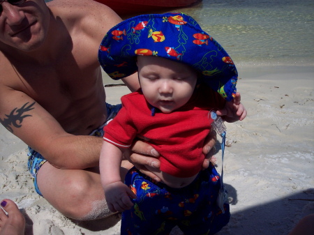 1st time at the beach