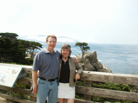 with my brother Billy in Monterey