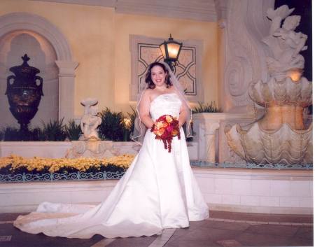 Kasi, my Vegas bride.