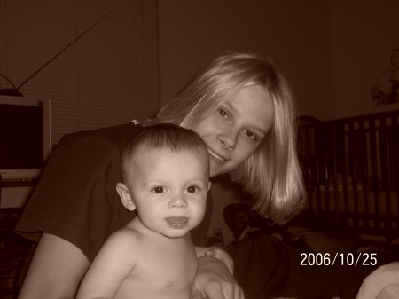 seth and his sweet mommy