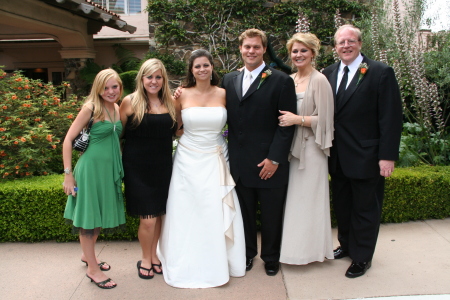 Son, Adam & New Bride; Brie & Family