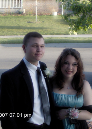 Sami and friend Curtis, Prom 2007