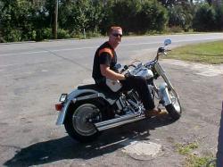 This is my current ride Harley Davidson FLSTFI