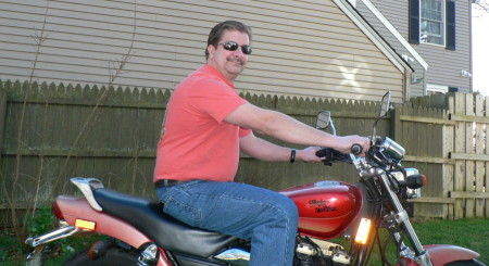 Jim on Motorcycle