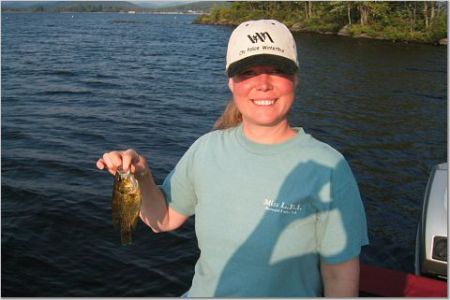 Fishing Adirondaks 2006, all I caught was a sun burn and a gold fish!