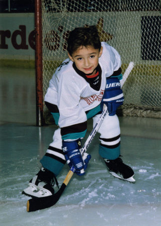 My son Nick's second season on ice.