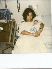 Eileen with first born son Tyriq. (Sept.1998)