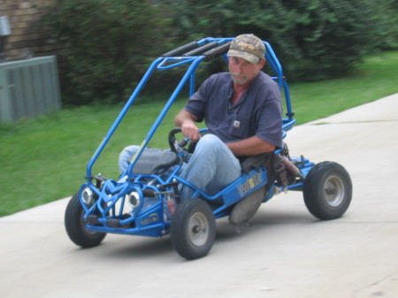 Ricky on the go-cart