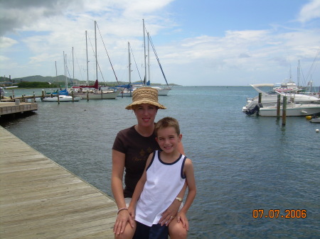 Angela and Jacques in the Virgin Islands