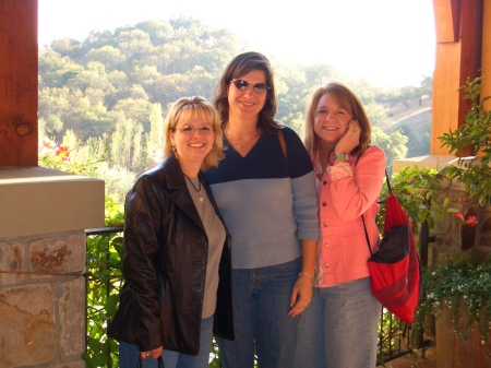 The Girls at our last stop for wine. :P