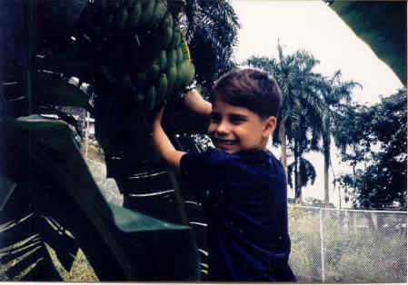 Jeff with bananas