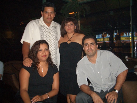 My brother and our wifes at Giggles night club 2005