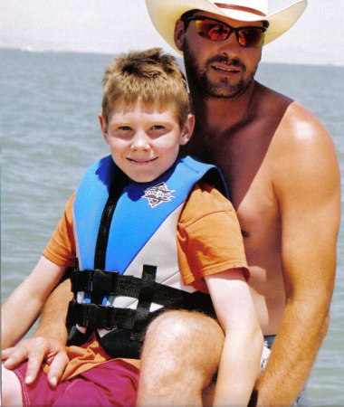 Me and Tj on the boat