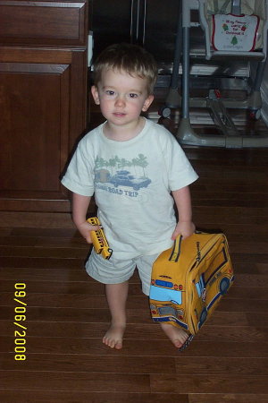 Liam & his Buses (truck!)