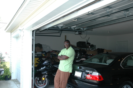 At home in my garage