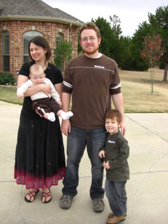 My son Jordan and his family Nov. 2008