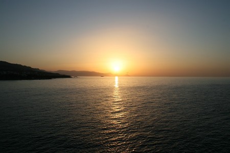 Sunrise on the balcony