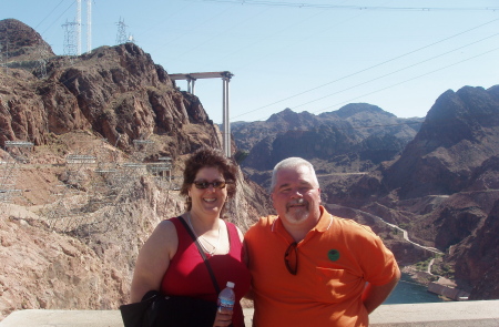 Teri & I on Hoover Dam 5-1-08
