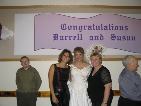 Susan, Cheryl and I at Susan's wedding