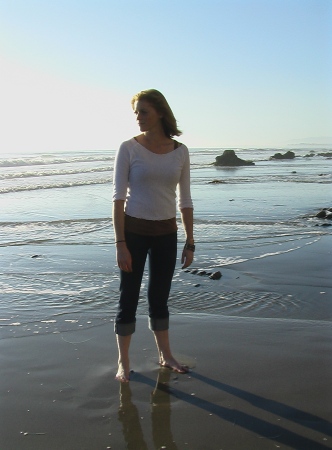 Juli on the beach in S.B. 2007