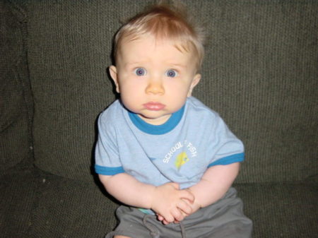 My Little boy, Weston at 6 months