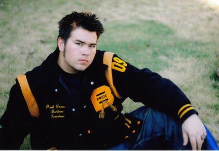 Paul senior pic in band jacket