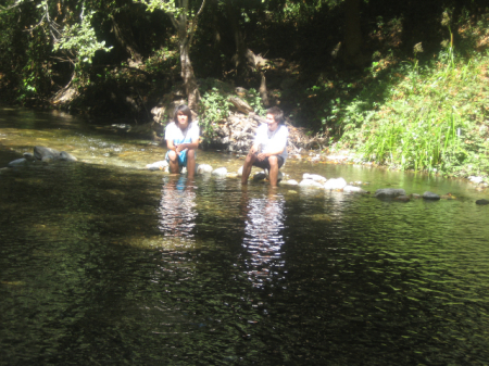 Bryan and friend at Big Sur