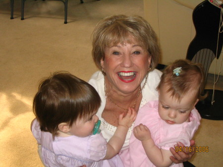 Mary and her twin granddaughters