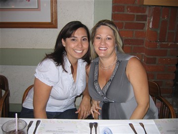 My friend Jenny and me at her baby shower.