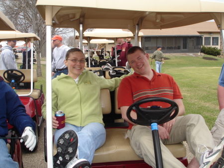 Becca and I Golfing Tourney 2007
