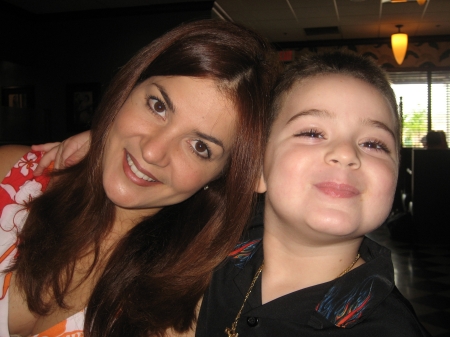 Kathy (my sister) and Stefano (my son)