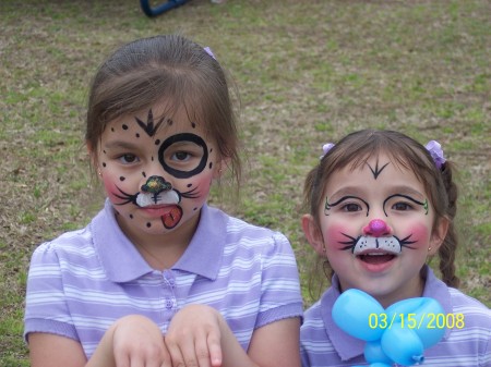 The girls at the Easter Picnic '08