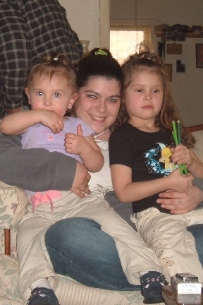 Me with my neices, Haleigh and Shelby