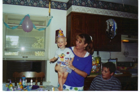 Me and Jake, his 1st B-Day party