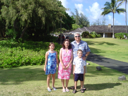 My Family in 2006 at my brother's house in Hawaii