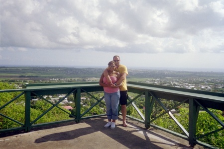 me & my hunnie in barbados