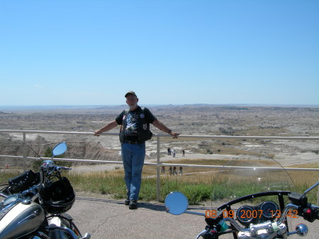 2008 motorcycle trip Badlands, S.D.