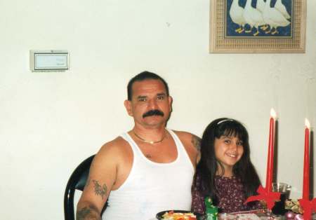 thanksgiving 1994 with niece Brittney Renteria