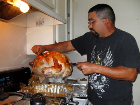 Jaime and the turkey