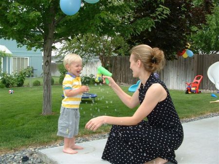 Chris' birthday party, the big 3!