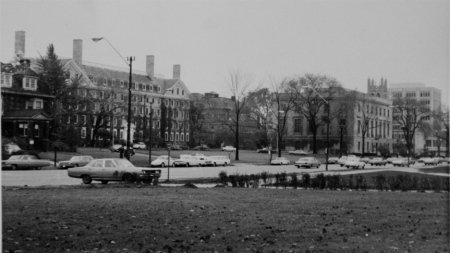 Walking toward Euclid Avenue