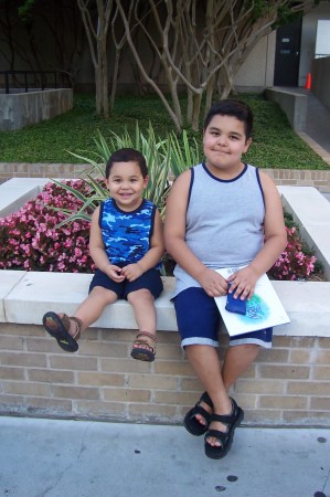 My sons Byrd and Alex