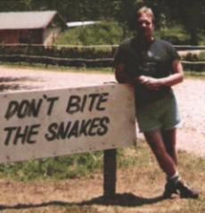 DON'T BITE SNAKES (WHEN I LIVED IN TEXAS)...