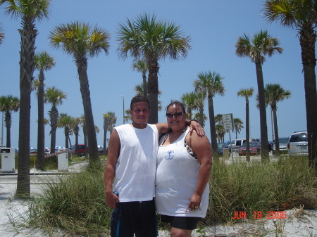 My husband and I in Clearwater Beach, Florida 2006