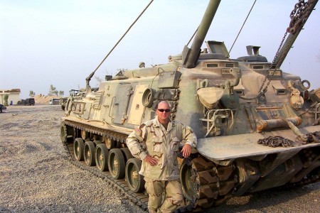 My husband Danny while serving in Iraq