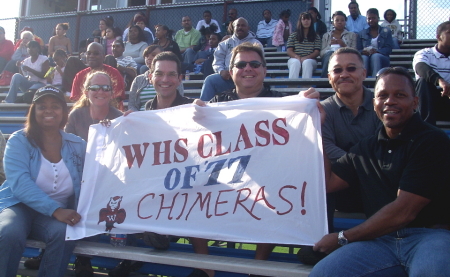 Class of 1977 at the Game - courtesy Eric Hill