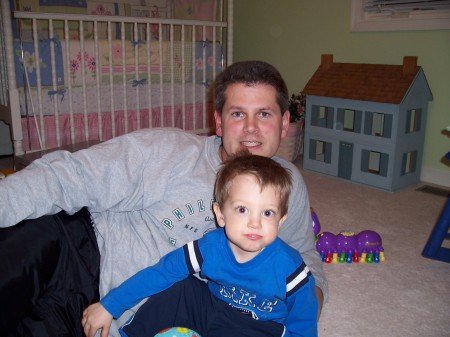 Tyler (age 2) and daddy