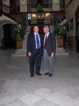 2007 - With Fmr. Mass Governor Michael Dukakis in the Canary Islands